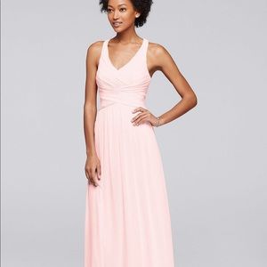 David’s Bridal Bridesmaid Dress Crisscross Petal/4
